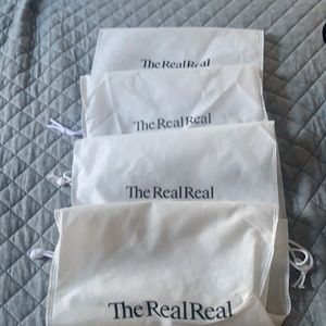 4x the realreal dust bags